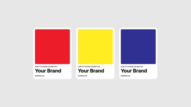 Memilih Warna Brand dengan Langkah Sederhana Oawfeed