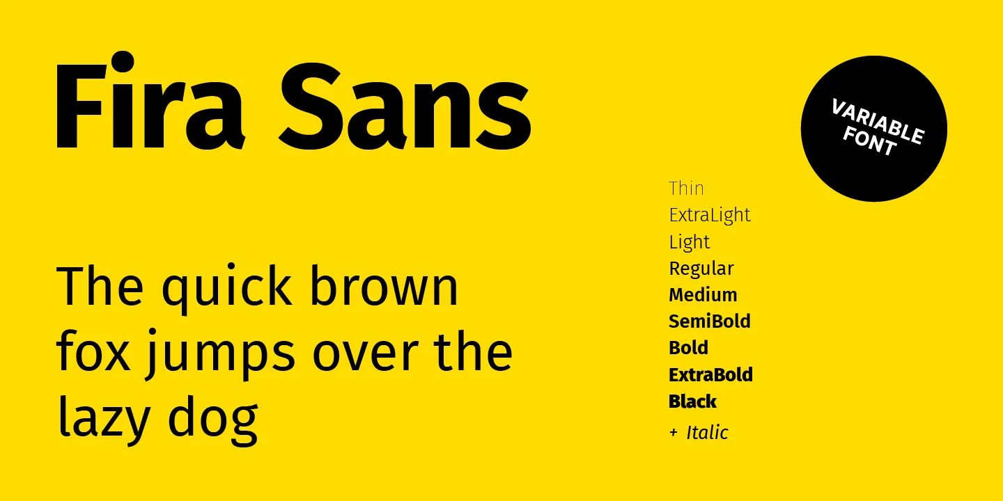 Fira Sans Google Fonts oawfeed