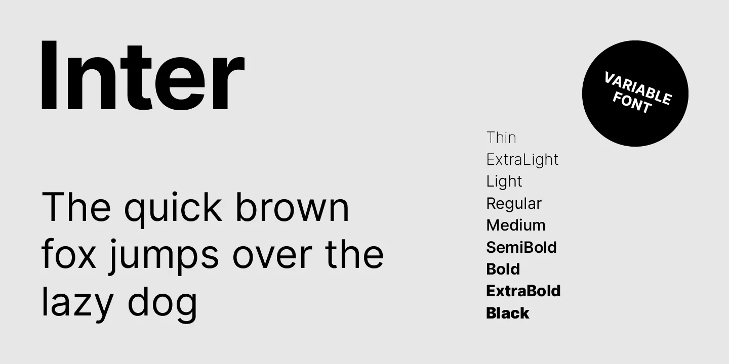 oawfeed Font Sans Serif Terbaik dari Google Fonts part 1 Inter