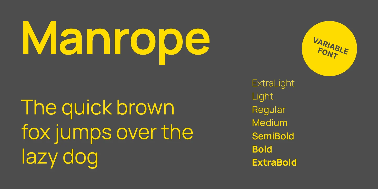 Manrope Sans Serif Google oawfeed