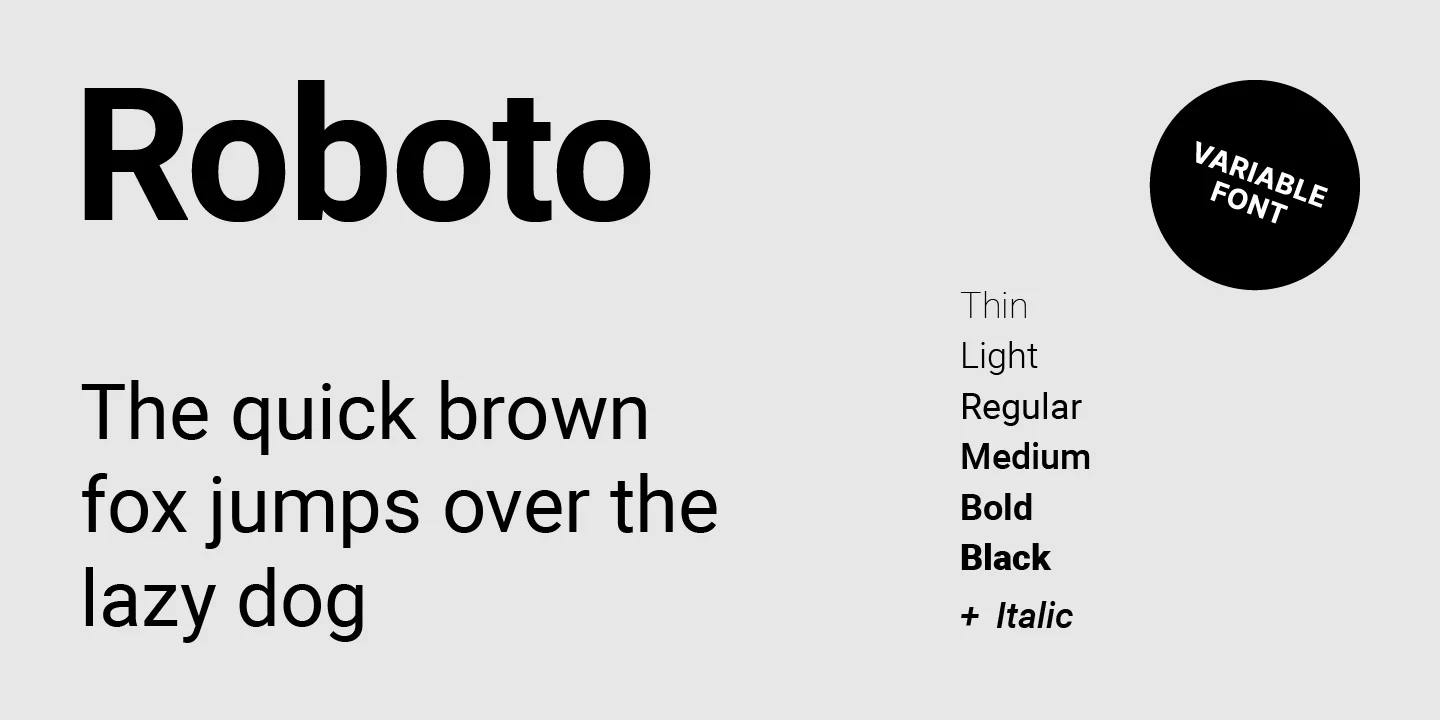 Roboto Sans Serif Google Fonts oawfeed