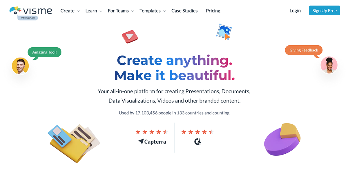 Alternatif Canva Visme