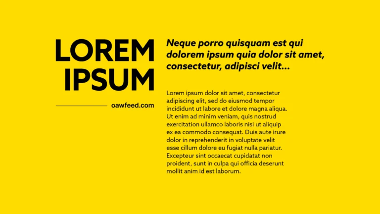 lorem ipsum oawfeed